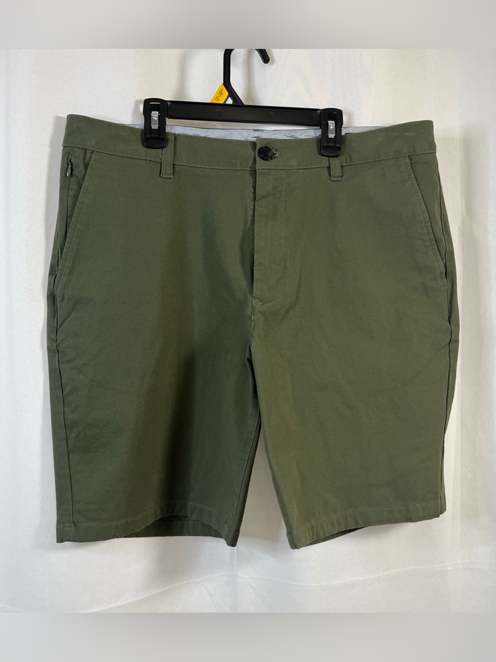 Bonobos Mens Shorts Standard 9 Inch 36 Olive Green Chino Stretch Golf Summer